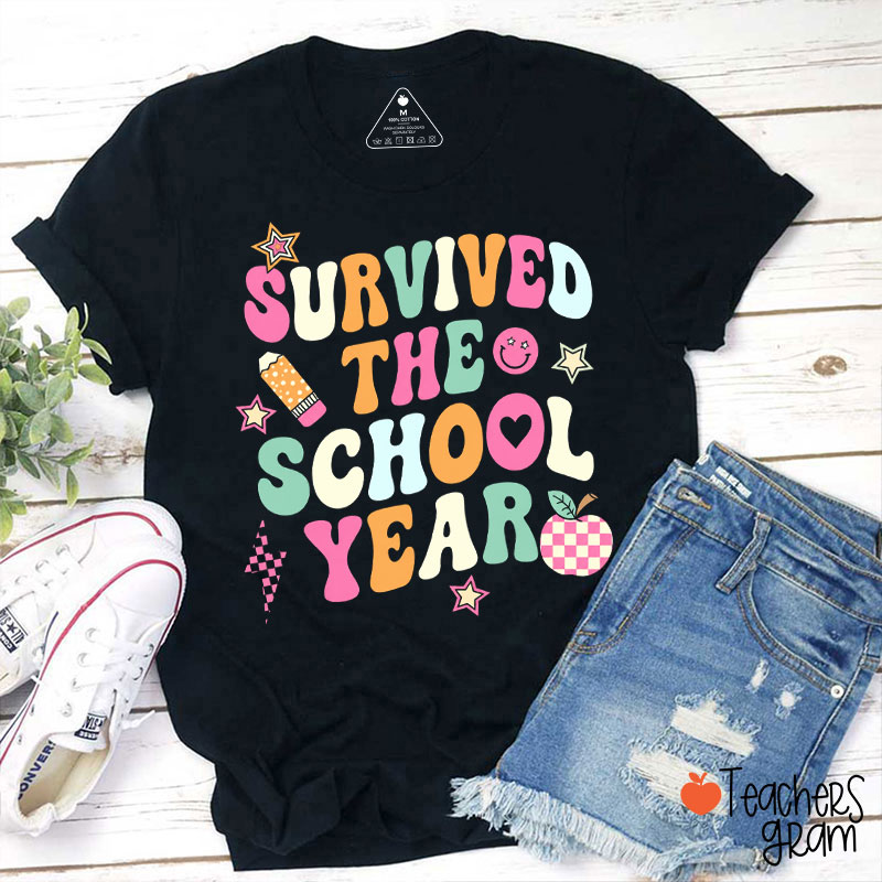 Survived The School Year Teacher T-Shirt