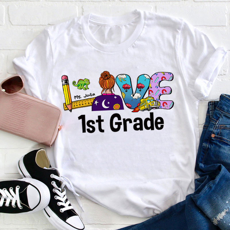 Personalized Love My Magic  Class Teacher T-Shirt