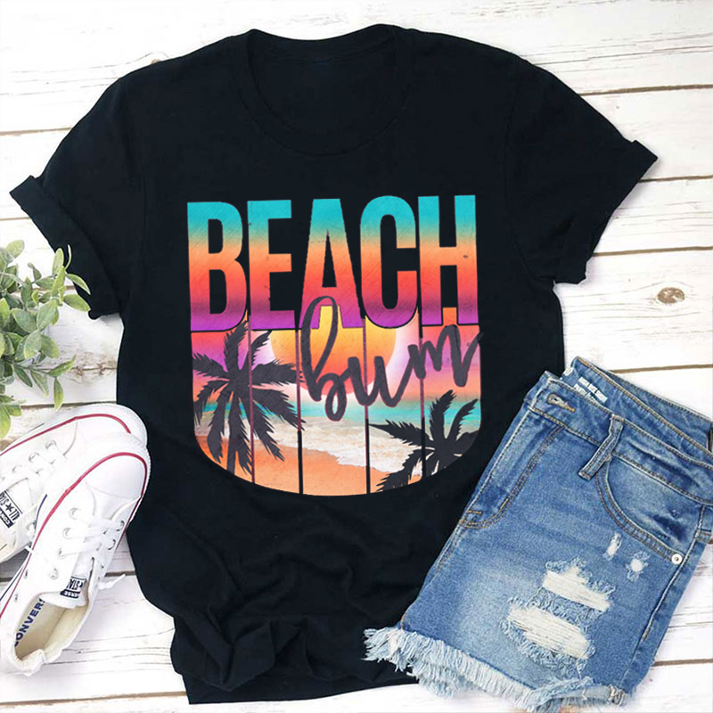 Beach Bum Teacher T-Shirt