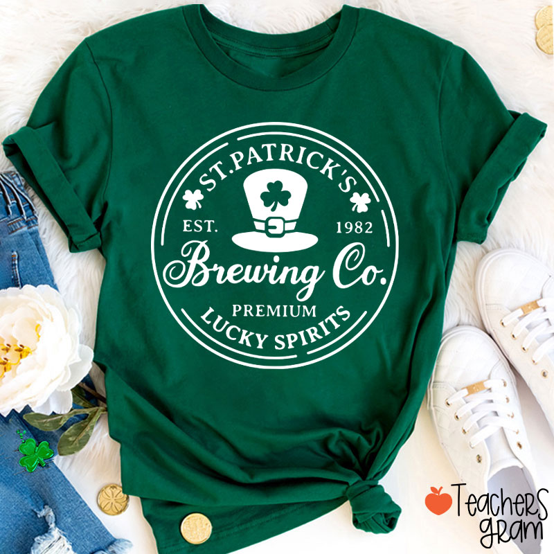 St Patrick's Lucky Spirits Teacher T-Shirt