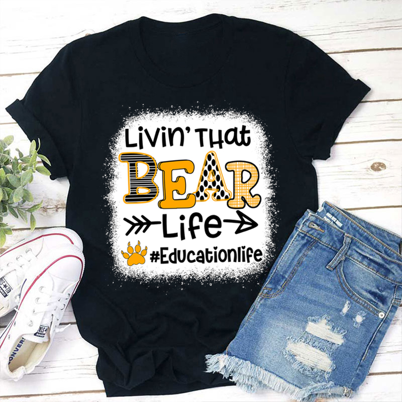 Personalized Living That Team Life Mascot Teacher T-Shirt