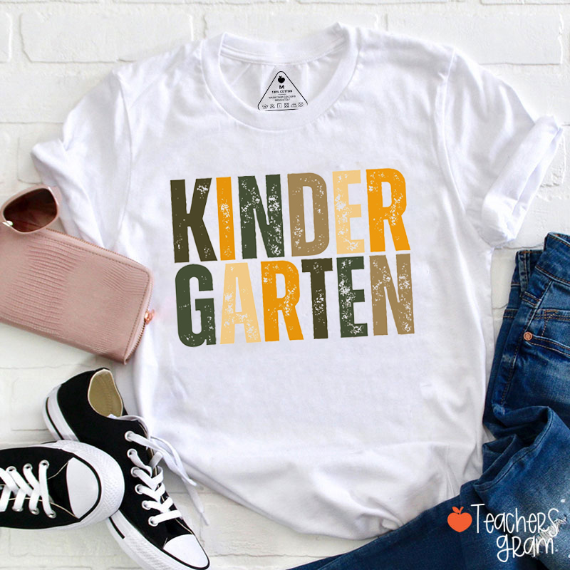 Personalized Grade Camo Color Back To School Teacher T-Shirt