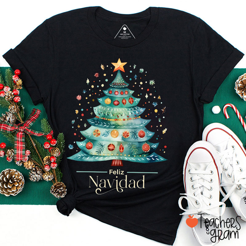 Feliz Navidad Spanish Teacher T-Shirt