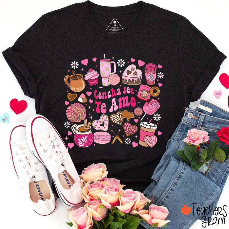 Concha See Te Amo Spanish Teacher T-Shirt
