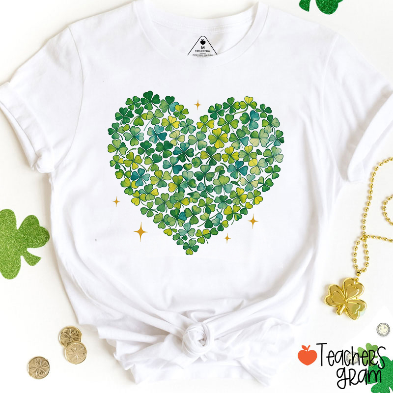 Love Shamrock Teacher T-Shirt
