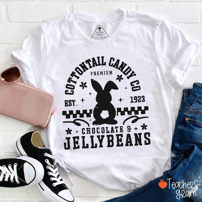 Cottontail Candy Co Teacher T-Shirt