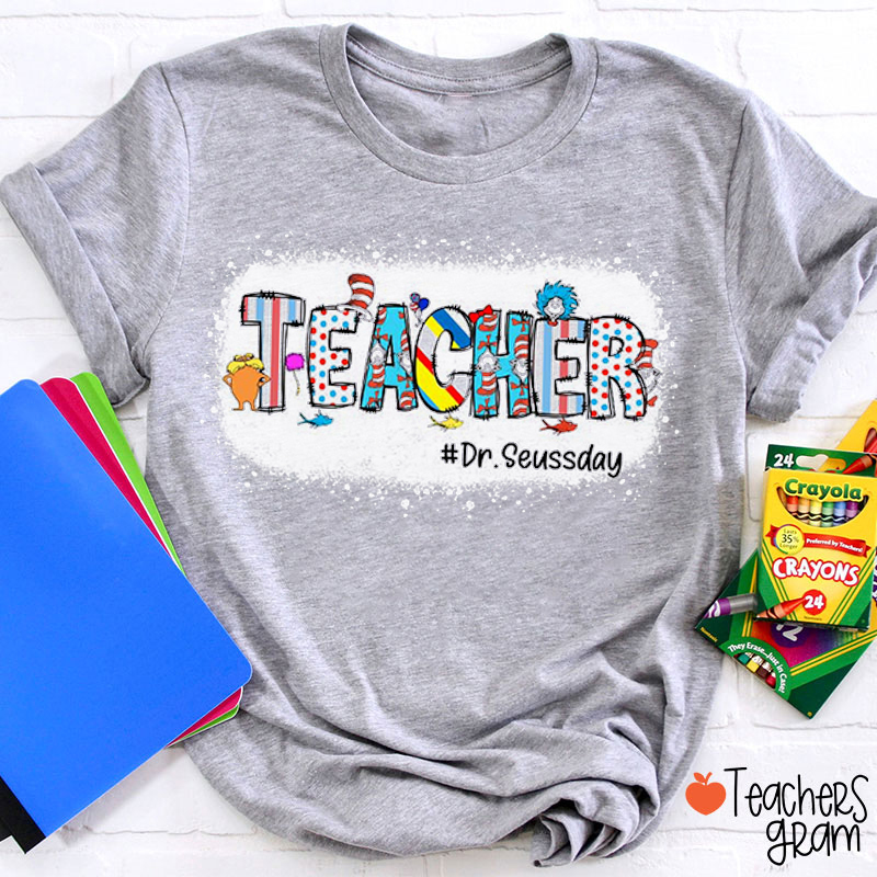 Personalized Text And Hashtag Teacher T-Shirt