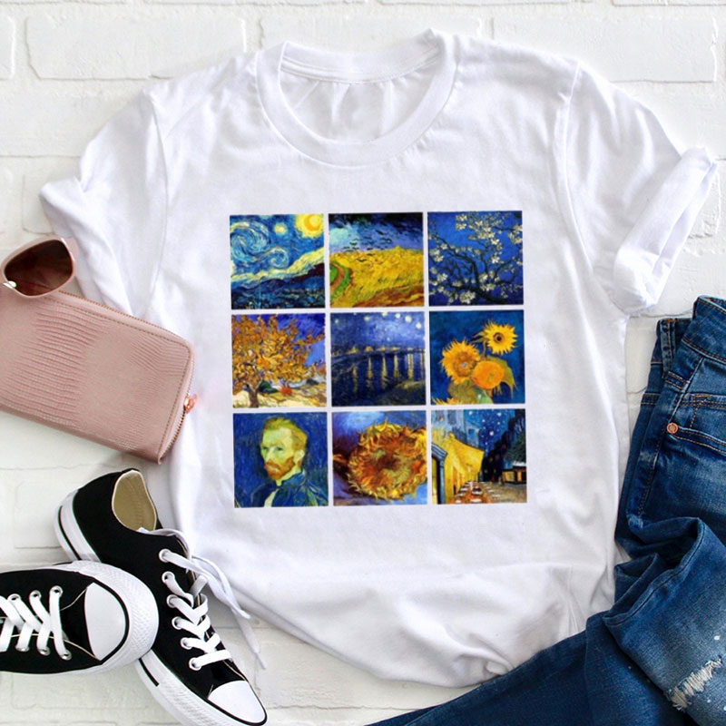 Works Of Famous Artists Teacher T-Shirt
