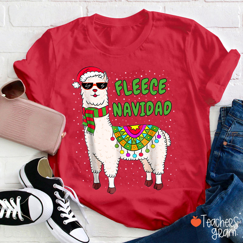 Fleece Navidad Spanish Teacher T-Shirt
