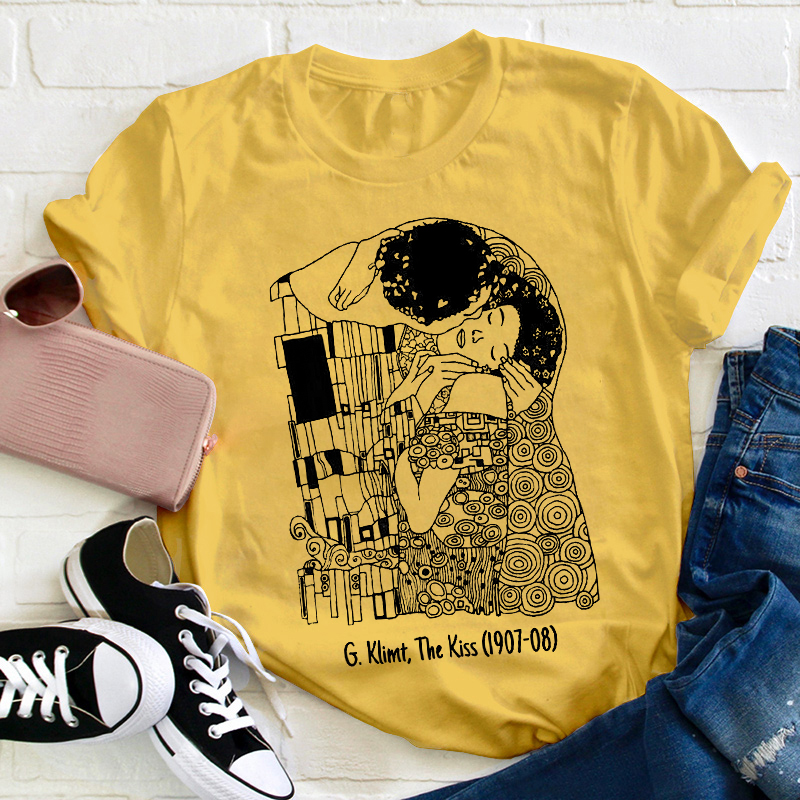 Gustav Klimt Teacher T-Shirt