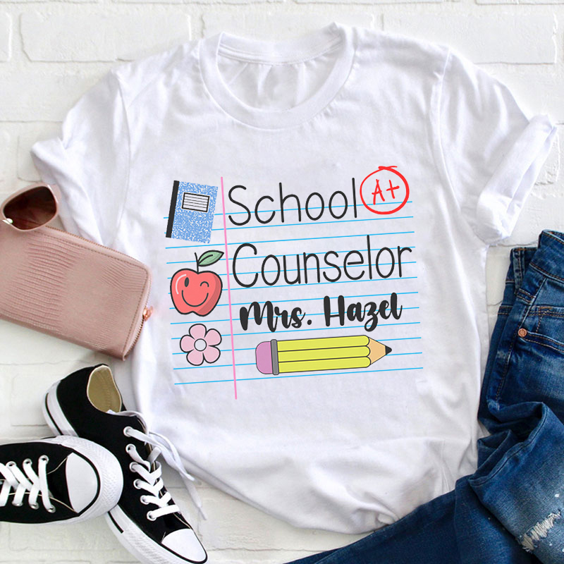 Personalized Post And Name Teacher T-Shirt