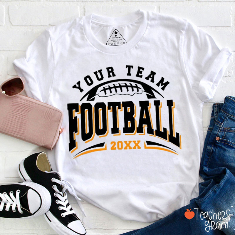 Personalized Mascot And Sport Pride Teacher T-Shirt