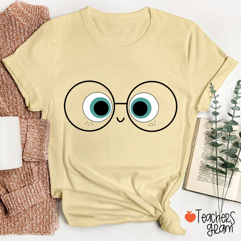 Personalized Cute Cartoon Character Teacher T-Shirt