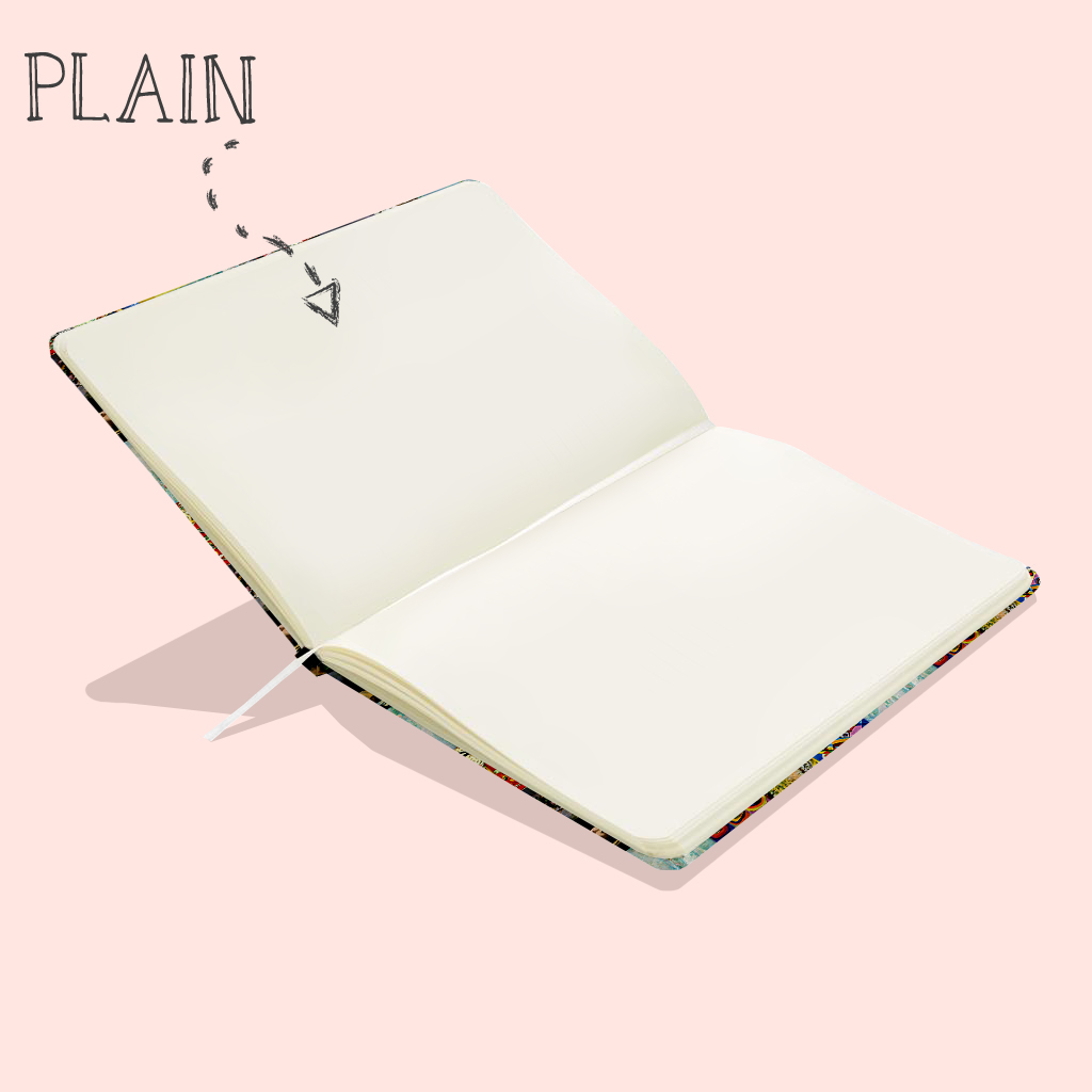 Falling Into The Ocean Of Art Teacher Hardcover Notebook