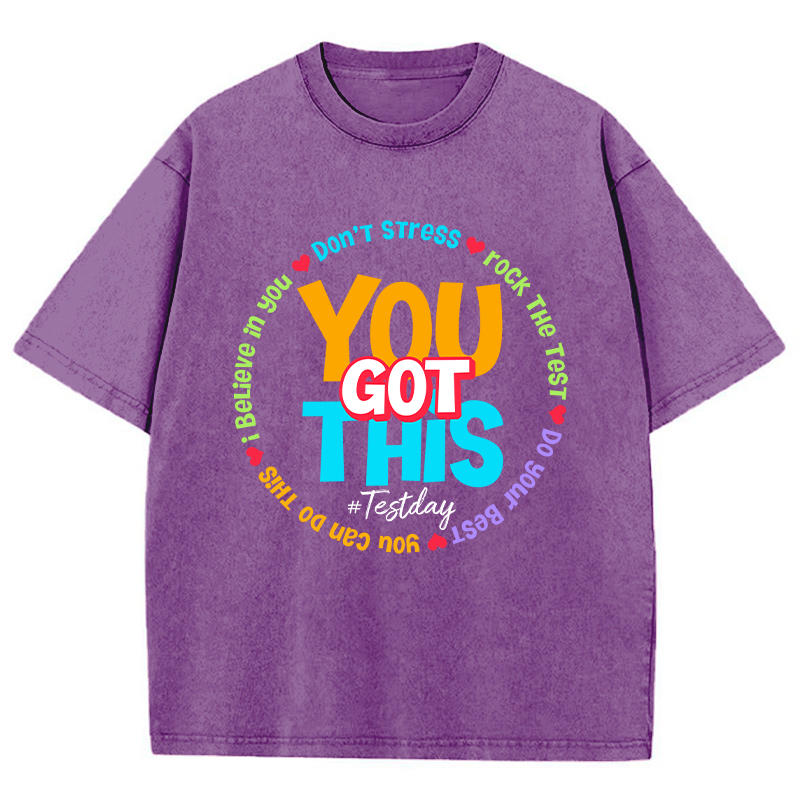 Don't Stress You Got This Teacher Washed T-Shirt