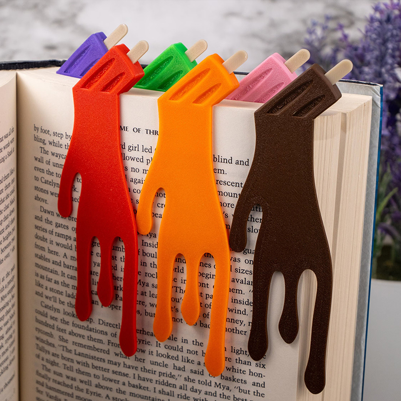 Melted Popsicle Teacher Bookmark