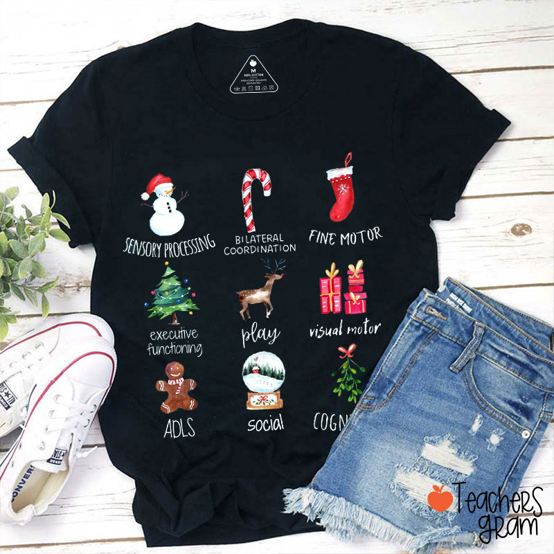 Sensory Processing Fine Motor SLP Teacher T-Shirt