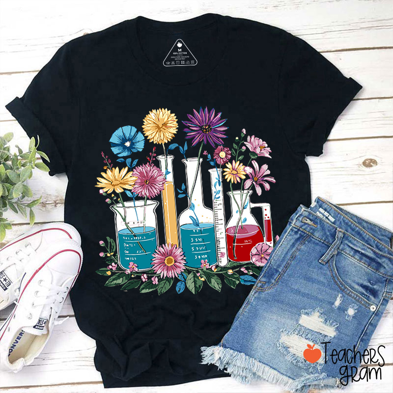 Graphic Teacher T-shirts With Science Subject – Teachergive