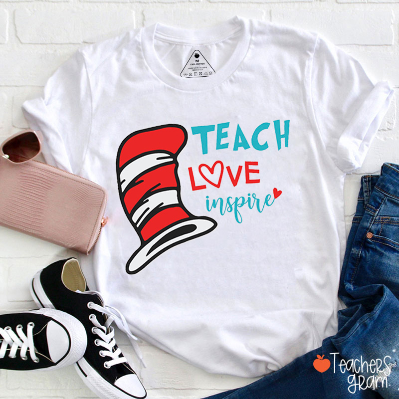 Teach Love Inspire Teacher T-Shirt