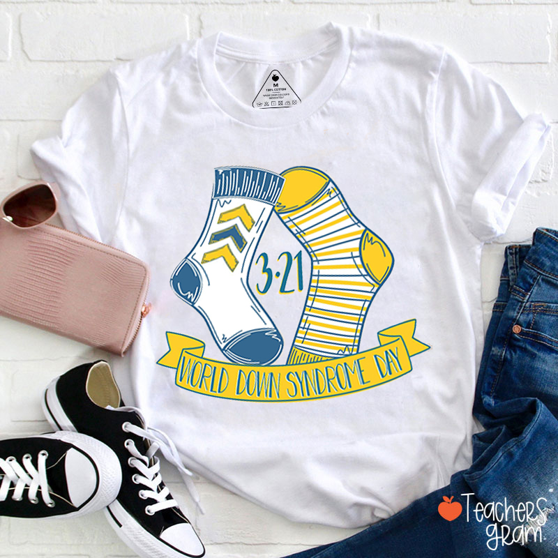 World Down Syndrome Day Teacher T-Shirt