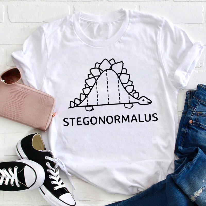 Funny Math Stegonormalus Teacher T-Shirt
