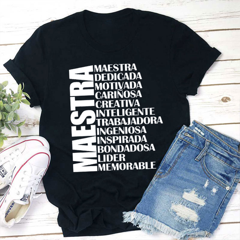 Profesora Bilingüe Teacher T-Shirt