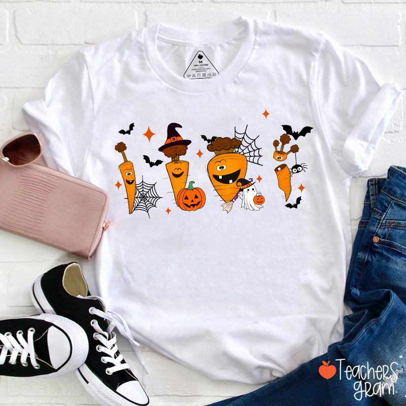 Scary Carrot Teacher T-Shirt