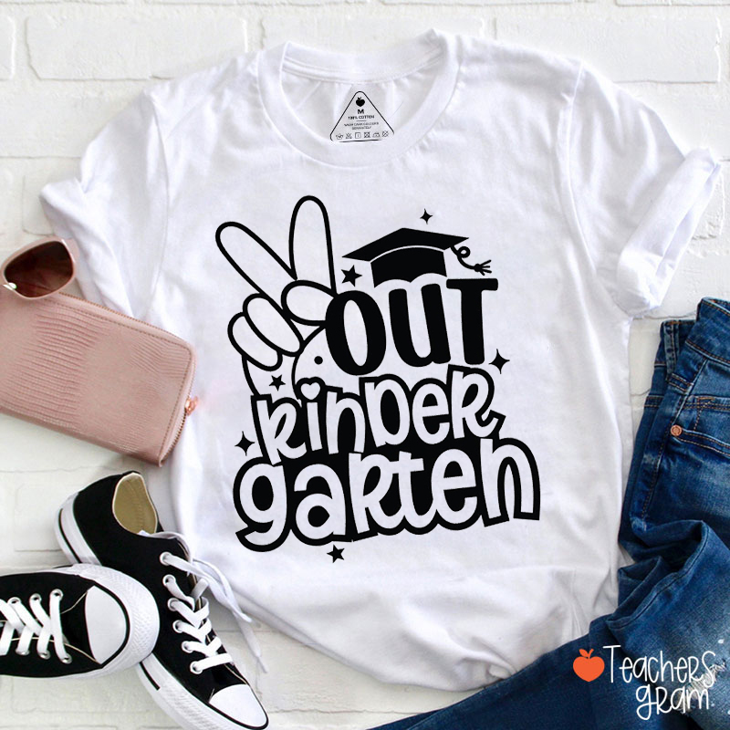 Personalized Grade Out Last Day Teacher T-Shirt