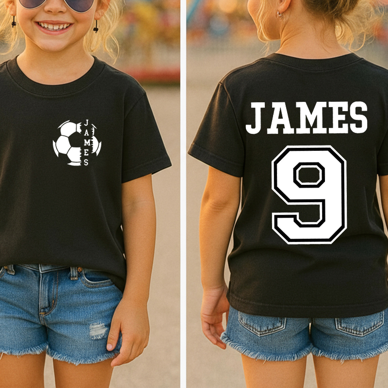 Personalized Soccer Two Sided T-Shirt