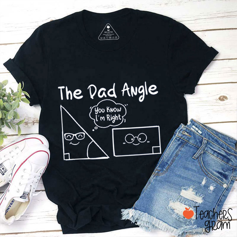 The Pad Angle Math Teacher T-Shirt