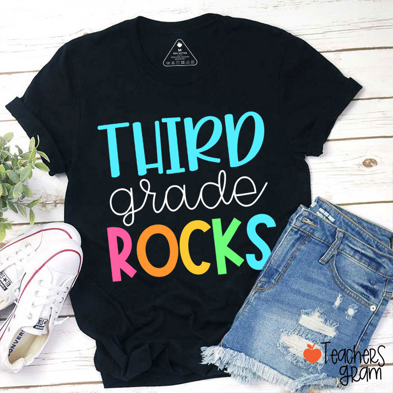 Personalized Rock Of My Class Teacher T-Shirt