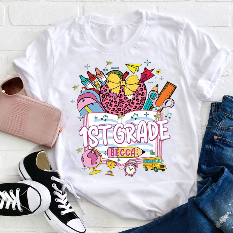 Personalized Ready For School Teacher T-Shirt