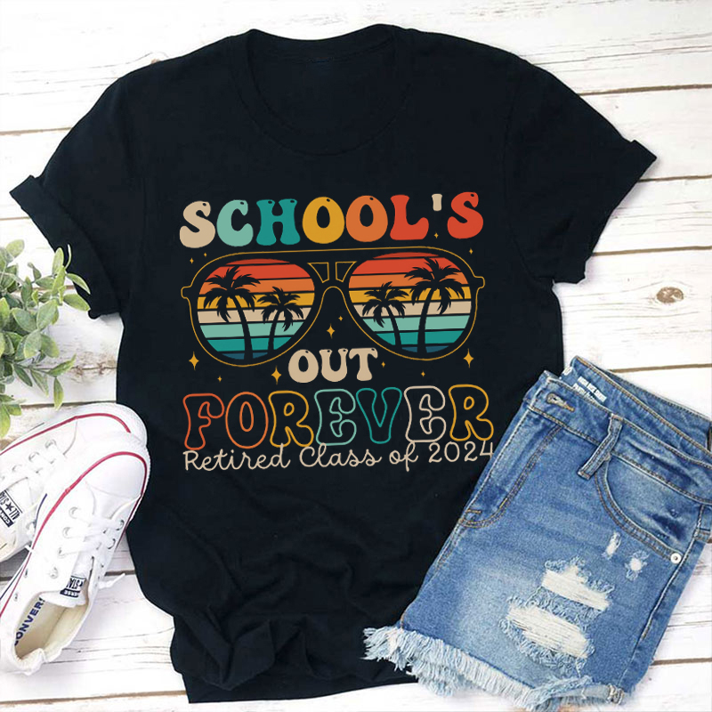 Personalized Bruh School's Out Forever Teacher T-Shirt
