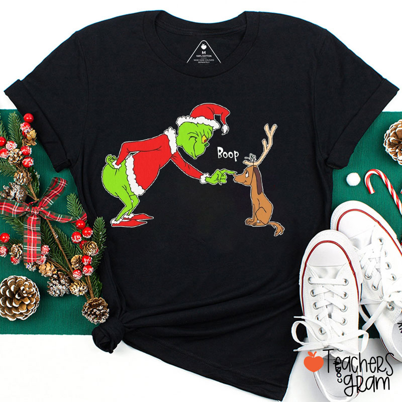 Green Guy And Dog Teacher T-Shirt