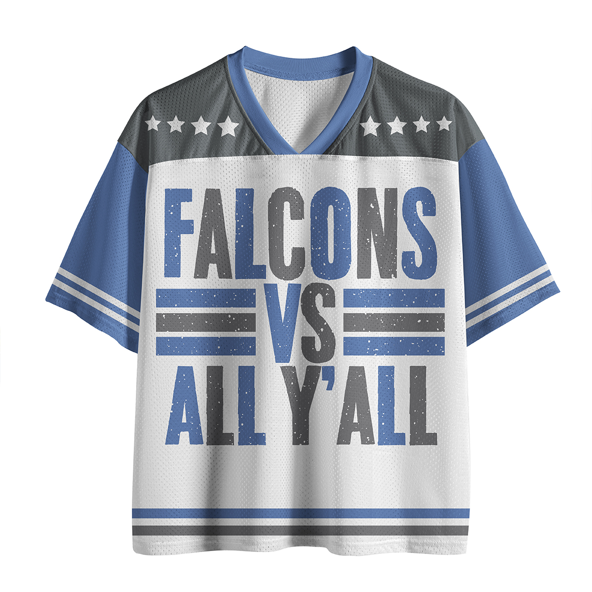Personalized Mascot All Y'all School Spirit Teacher Mesh Jersey
