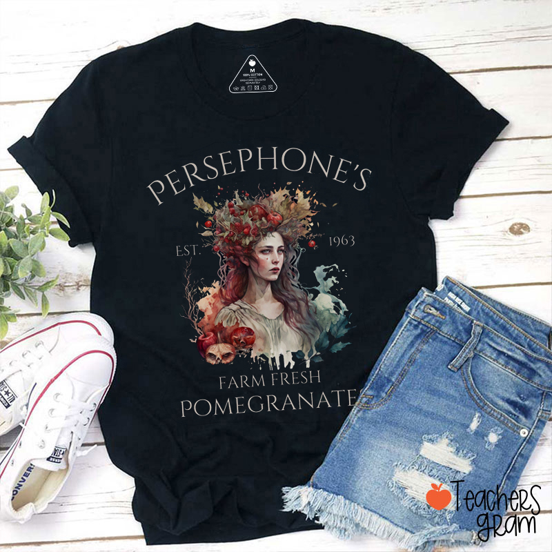 Persephone Vintage Greek Mythology Teacher T-Shirt