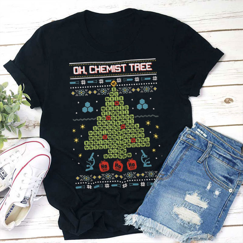 Oh Chemist Tree Teacher T-Shirt
