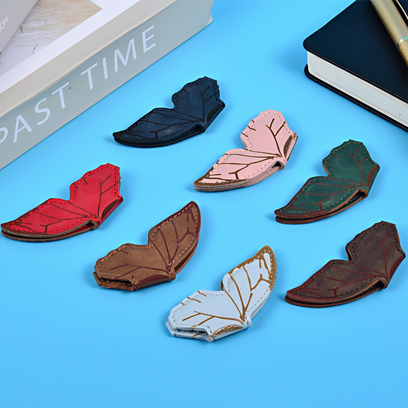 Butterfly Leather Teacher Magnetic Bookmark