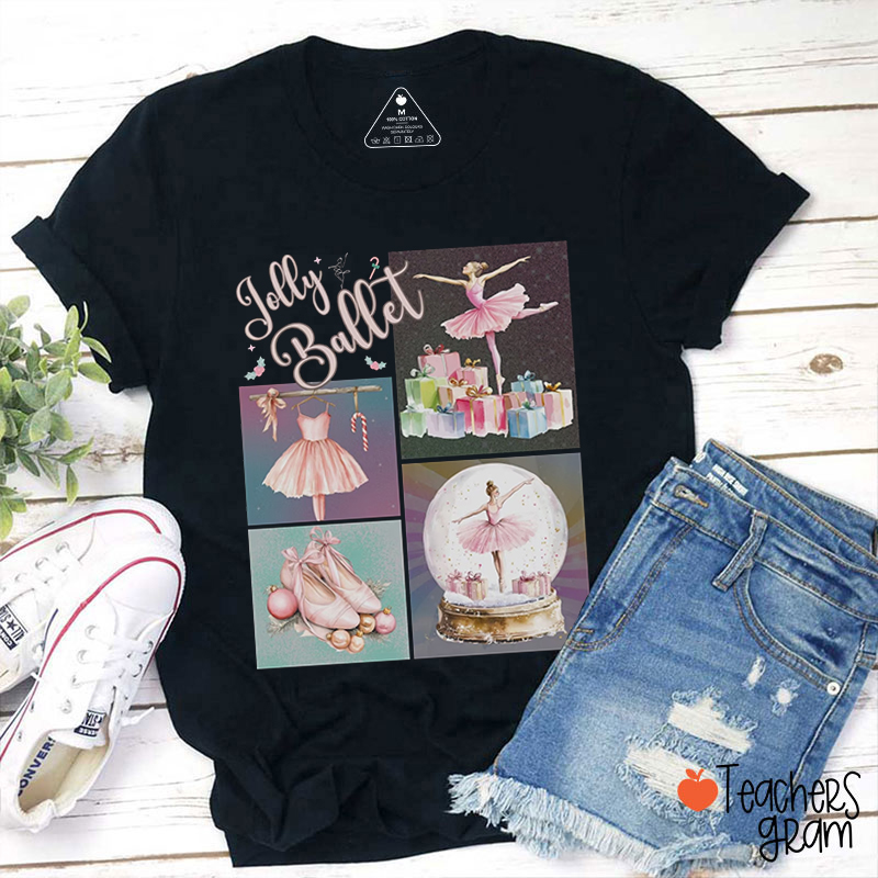 Jelly Ballet Crystal Ball Teacher T-Shirt
