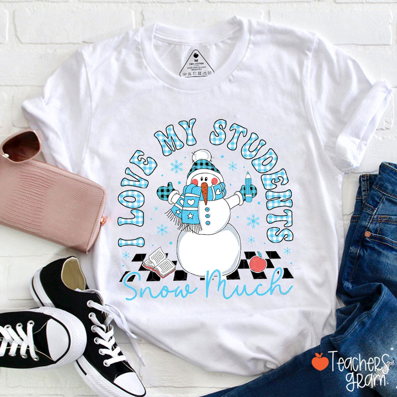 I Love My Students Snow Much Teacher T-Shirt