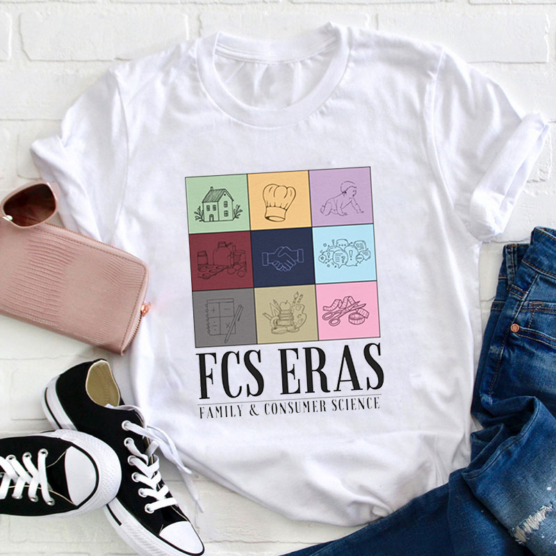 FCS Eras Family Consumer Science Teacher T-Shirt