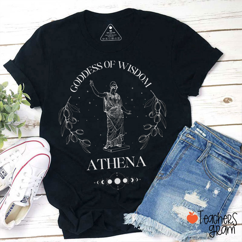 Goddess Of Wisdom Athena Teacher T-Shirt