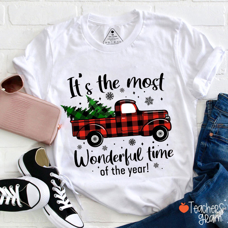 It's The Most Wonderful Time Of The Year Teacher T-Shirt