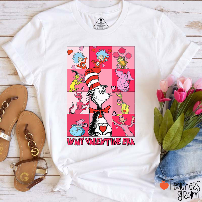 In My Valentine Era Teacher T-Shirt