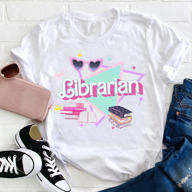 Book Lover School Librarian Teacher T-Shirt