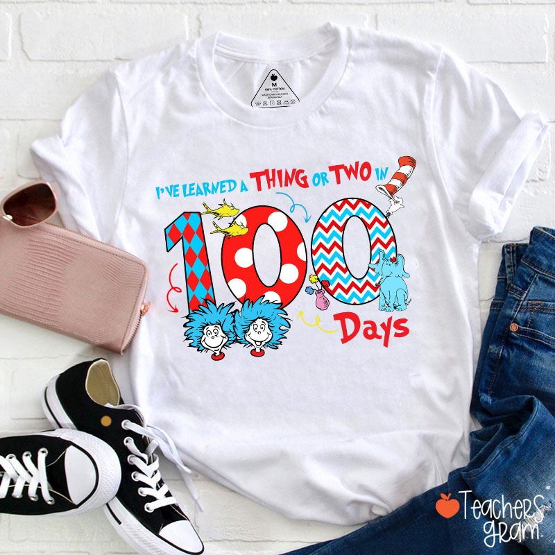 I've Learned A Thing Or Two In 100 Days Teacher T-Shirt