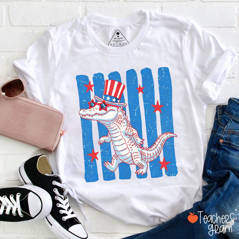 Later Gator Fourth Of July Teacher T-Shirt