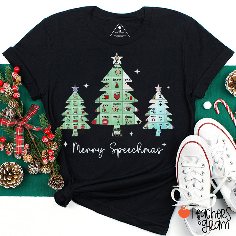 Merry Speechmas SLP Teacher T-Shirt