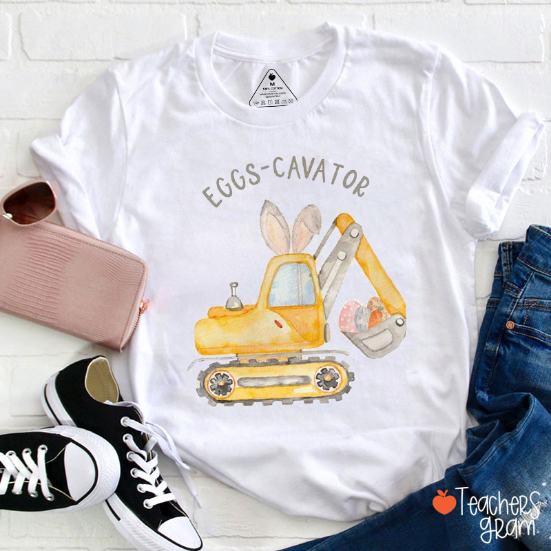 Eggs Cavator Teacher T-Shirt