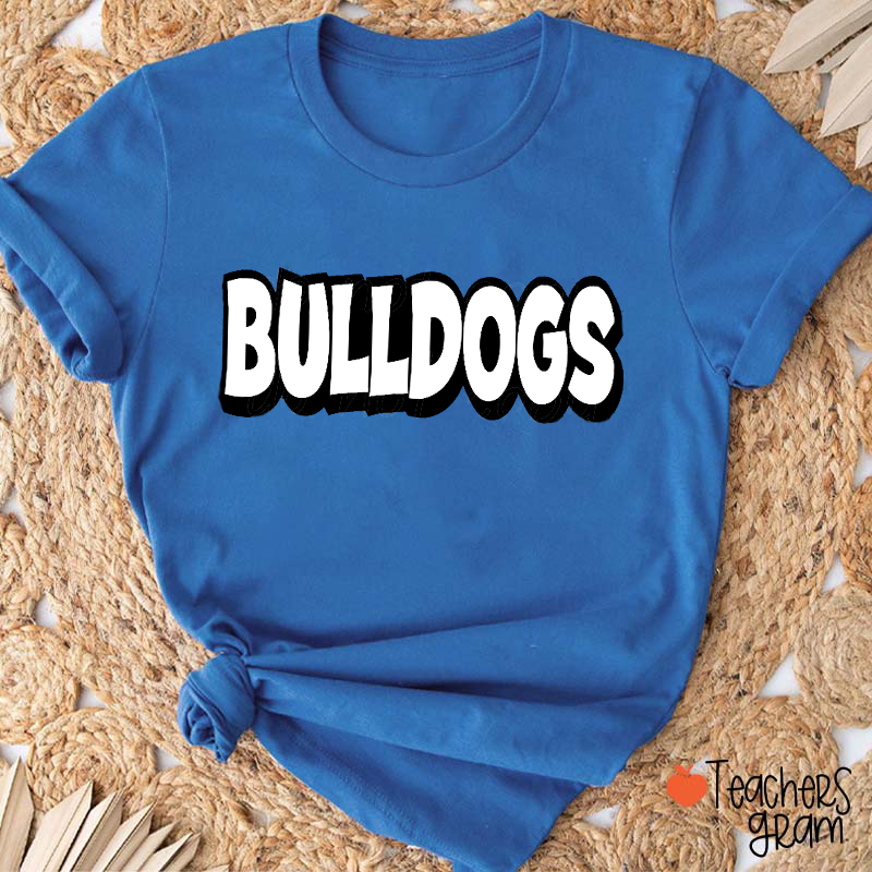 Personalized Mascot Simple Fonts Teacher T-Shirt